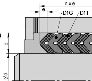 D1T   125,00 x 155,00 x 7,50   F/NBR