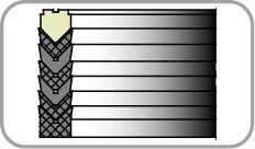 K01 10,00 x 20,00 x 18,50 F/NBR+NBR+POM