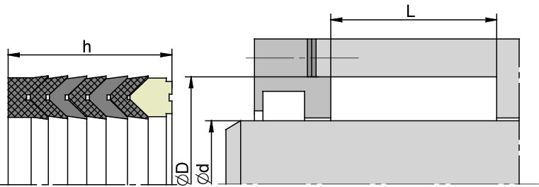 K01 10,00 x 20,00 x 18,50 F/NBR+NBR+POM - obrazek 2