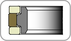 K19 60,00 x 50,00 x 8,00 NBR+PTFE+POM