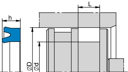 K23 60,00 x 50,00 x 7,30 x 8,30 PU - obrazek 2