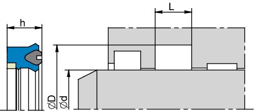 K31 50,00 x 60,00 x 7,30 x 8,30 PU+NBR+POM - obrazek 2