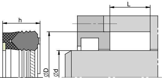 K34 45,00 x 60,00 x 22,50 F/NBR+TPE+POM - obrazek 2
