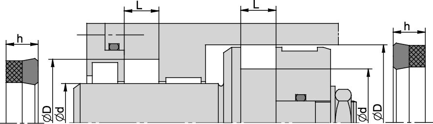 K36 20,00 x 28,00 x 7,00 F/NBR+NBR - obrazek 2