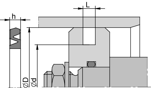 K54 12,00 x 7,00 x 2,00 x 2,50 NBR - obrazek 2