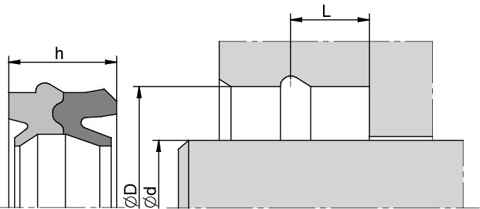K56 40,00 x 50,00 x 11,00 x 8,00 NBR+TPE - obrazek 2