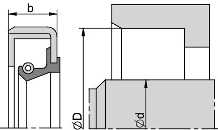 B2 32,00 x 50,00 x 10 NBR - obrazek 2