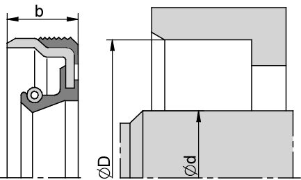 B1BA 90,00 x 110,00 x 10 NBR CORTECO - obrazek 2