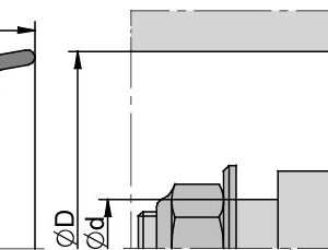 TŁOK   K25   80,00 x 16,00 x  25,00   NBR+STAL
