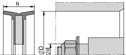 TŁOK K25 190,00 x 20,00 x 30,00 NBR+STAL - obrazek 2