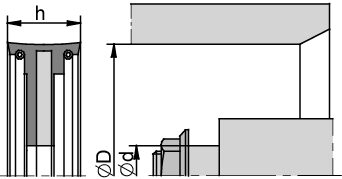 TŁOK K26 200,00 x 20,00 x 40,00 NBR+STAL - obrazek 2