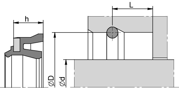 K30 20,00 x 30,00 x 7,00 x 8,50 NBR+STAL - obrazek 2