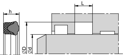 K39 50,00 x 60,00 x 8,00 F/NBR+NBR - obrazek 2