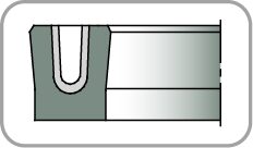 K701 50,00 x 59,40 x 7,10 PTFE+STAL