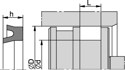 UNT 40,00 x 50,00 x 7,00 x 7,80 NBR - obrazek 2