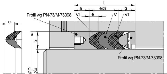 V 30,00 x 45,00 NBR - obrazek 2