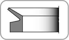 V-ring VA 3 / 2,7-3,5 NBR