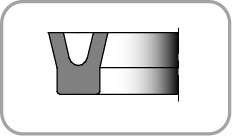 UNS 13,00 x 20,00 x 3,10 x 3,60 NBR