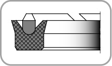 UT 355,00 x 325,00 x 19,00 x 19,00 F/NBR+NBR