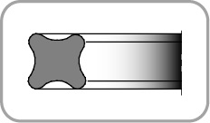 X-ring 116,84 x 6,99 NBR 70